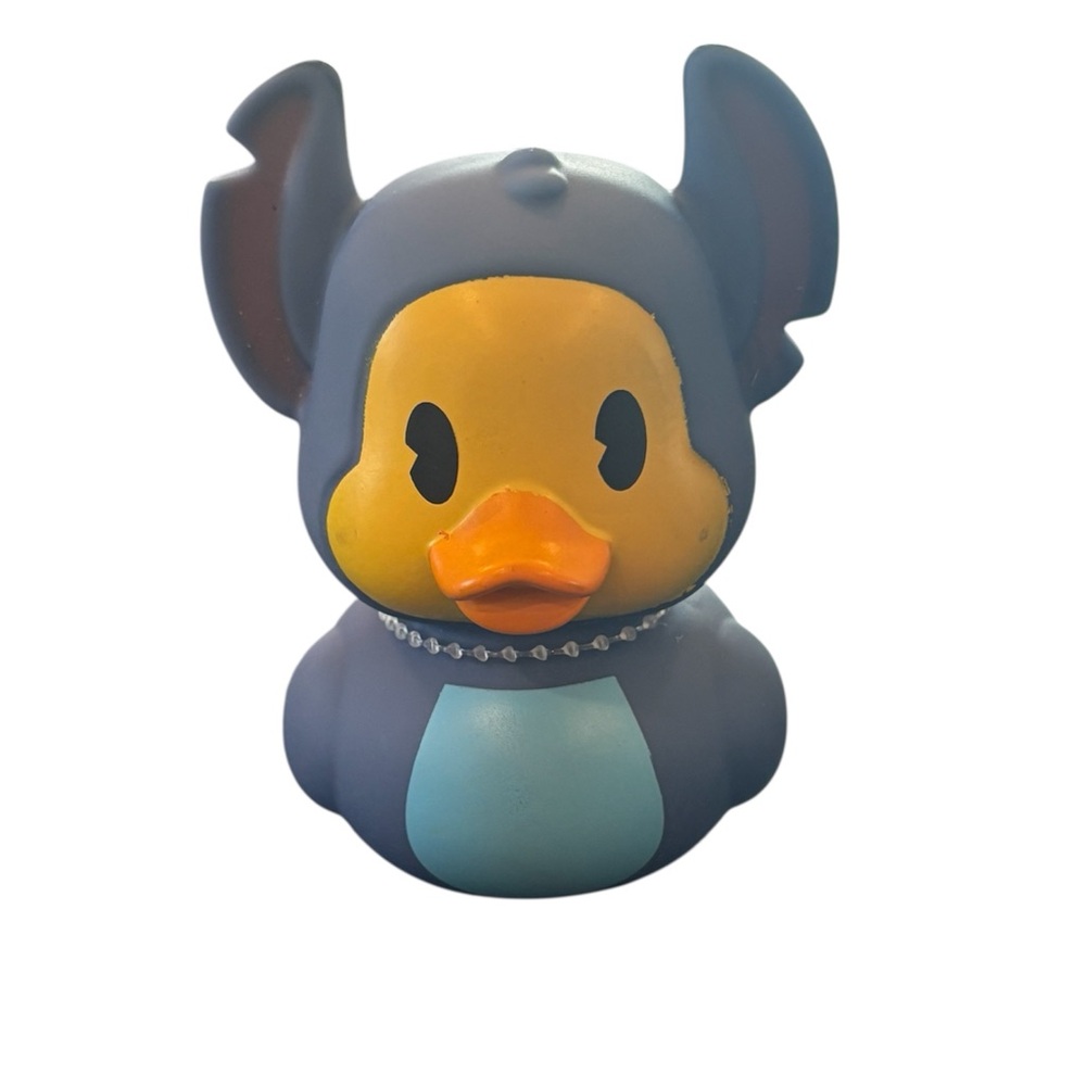 Disney’s Stitch Blue and Yellow Rubber Duck.